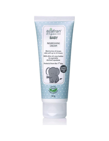 Crema Nutritiva para Bebés Azafran 100g - Hidratante Orgánica