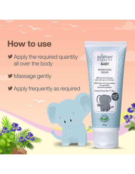 Crema Nutritiva para Bebés Azafran 100g - Hidratante Orgánica