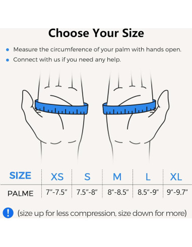 Guantes de compresión para artritis SueStar con soporte muñeca