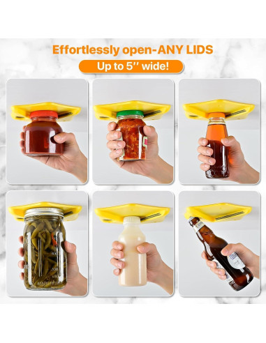 Abrelatas Bajo Mueble Encheaune 2024 Amarillo 2 en 1 Manual