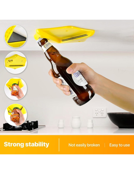 Abrelatas Bajo Mueble Encheaune 2024 Amarillo 2 en 1 Manual