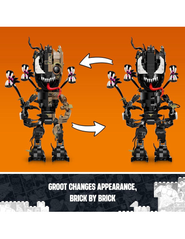 LEGO Marvel Groot Venomizado 76249 Juguete Transformable 27 cm