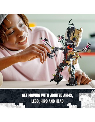 LEGO Marvel Groot Venomizado 76249 Juguete Transformable 27 cm