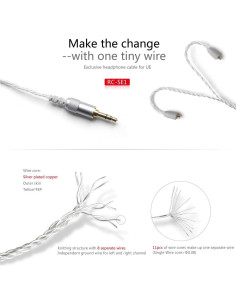 Cable de Reemplazo FiiO RC-SE1 para Auriculares Shure 120cm 2