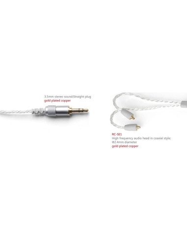 Cable de Reemplazo FiiO RC-SE1 para Auriculares Shure 120cm