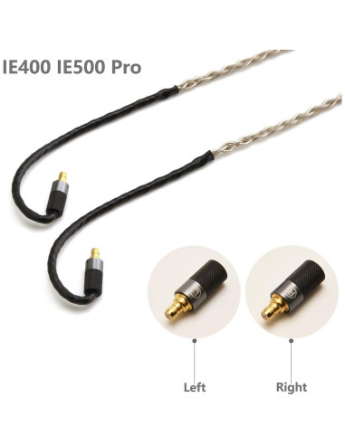 Cable de Auriculares GUCraftsman 1.2m 6N Plata para SENNHEISER