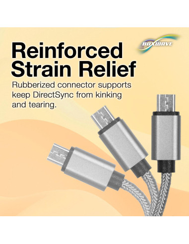 Cable Micro USB BoxWave para Audio-Technica ATH-ANC900BT 0.91m