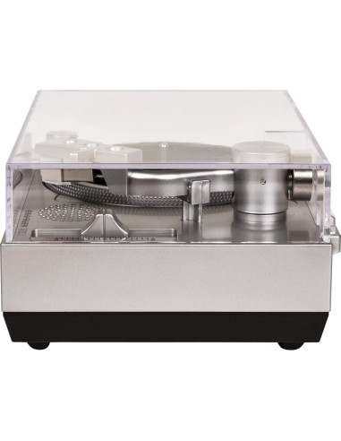 Mini Tocadiscos Crosley CR6037A-SI para Discos de 3" Plata
