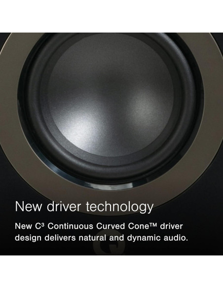 Altavoz Central Q Acoustics 3090c Negro Satinado 2 Vías