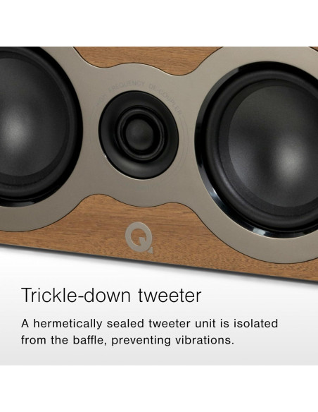 Altavoz Central Q Acoustics 3090c Negro Satinado 2 Vías