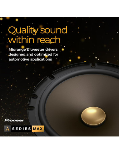 Altavoces Coaxiales Pioneer TS-A683FH 20cm 370W 2 Vías