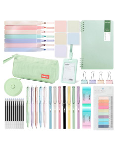 Juego de Suministros Escolares 45PCS RHUIOKJLDF Color Morandi