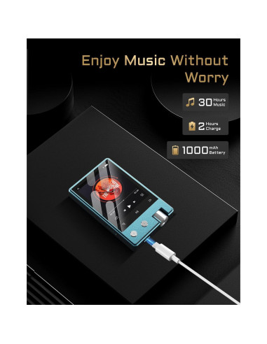 Reproductor MP3 PECUS Z12Pro 64GB Bluetooth 5.1 HiFi 2.4"