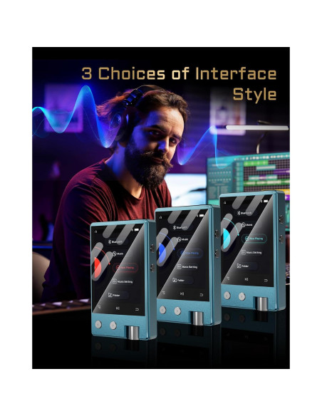 Reproductor MP3 PECUS Z12Pro 64GB Bluetooth 5.1 HiFi 2.4"