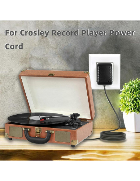 Fuente de Alimentación 5V 2A para Tocadiscos Crosley y Victrola