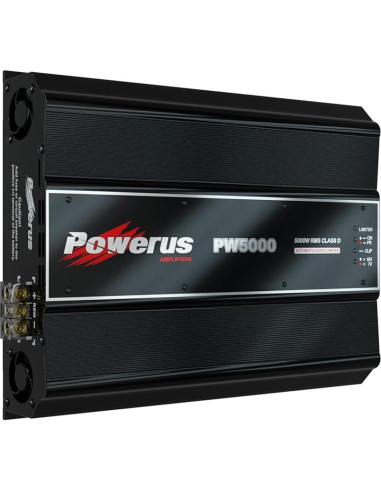 Amplificador de Automóvil POWERUS PW5000 5600W 2 Ohm Clase D