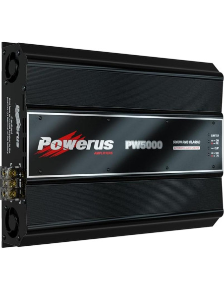 Amplificador de Automóvil POWERUS PW5000 5600W 2 Ohm Clase D