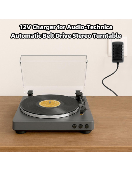 Adaptador 12V Audio Technica AT-LP60X AT-LP120XUSB-BK 1.8m
