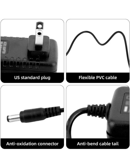 Adaptador 12V Audio Technica AT-LP60X AT-LP120XUSB-BK 1.8m