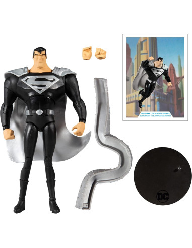 Figura de Acción McFarlane Toys Superman Traje Negro 17.78 cm