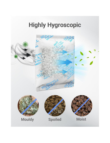 16 Paquetes de Bolsas Deshidratantes Harich CurLife para Mascotas