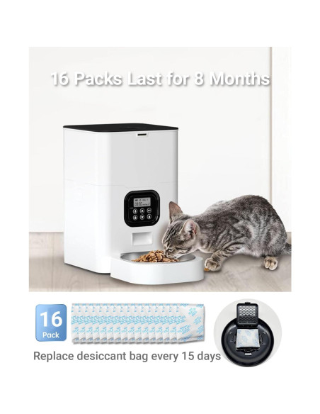 16 Paquetes de Bolsas Deshidratantes Harich CurLife para Mascotas