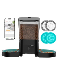 Dispensador Automático de Comida para Gatos HoneyGuaridan S25D con WiFi