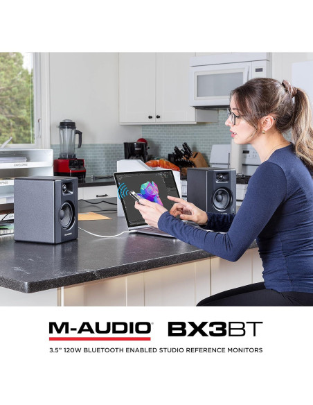 Monitores de Estudio M-AUDIO BX3BT 120W Bluetooth 3.5"