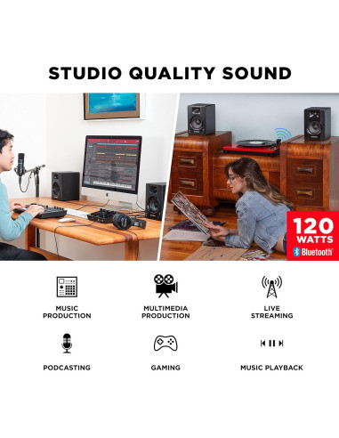Monitores de Estudio M-AUDIO BX3BT 120W Bluetooth 3.5"