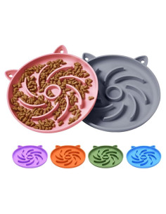 Tazón de Alimentación Lenta para Gato Sarnxgr 16cm Silicona