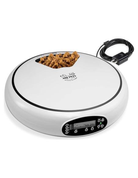 Dispensador Automático de Comida Arf Pets 5 Comidas 1 Taza