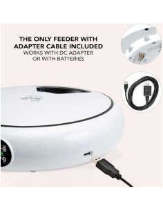 Dispensador Automático de Comida Arf Pets 5 Comidas 1 Taza 2