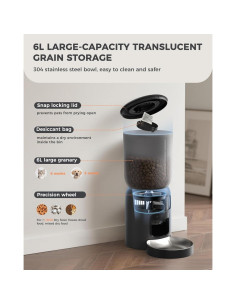 Comedero Automático PETLIBRO 6L con Doble Cámara HD 2K y Wi-Fi 2