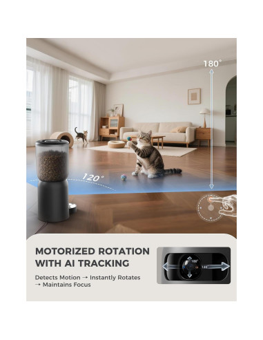 Comedero Automático PETLIBRO 6L con Doble Cámara HD 2K y Wi-Fi