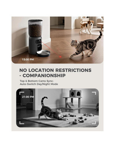 Comedero Automático PETLIBRO 6L con Doble Cámara HD 2K y Wi-Fi