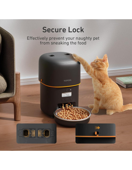 Comedero Automático para Gatos Yuposl 2L con Programación