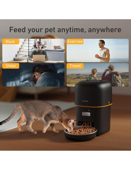 Comedero Automático para Gatos Yuposl 2L con Programación