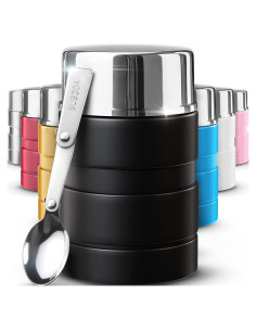 Termo de Acero Inoxidable SWEET HOUSEWARES 500ml Negro