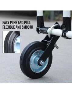 Rueda de Puerta Oscilante Anfrere 15 cm 250 kg Negra 2