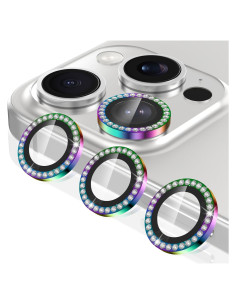 Protector de Lente de Cámara Casetego para iPhone 16 Pro Max/Pro 9H