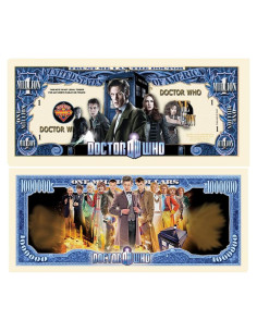 Billete Coleccionable Doctor Who - Edición Limitada 1 Millón USD