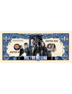 Billete Coleccionable Doctor Who - Edición Limitada 1 Millón USD 2