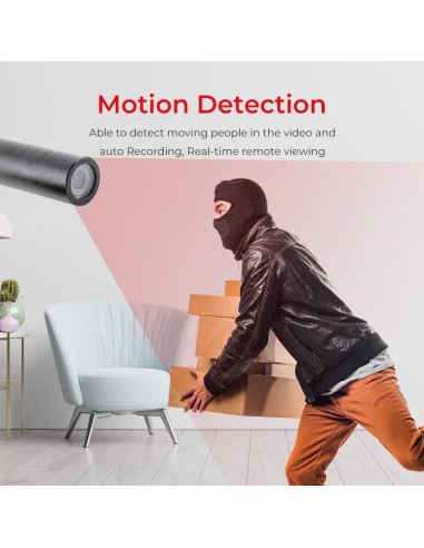 Cámara de Vigilancia IP HD PEGATISAN 3MP Mini Bullet