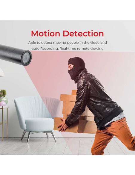 Cámara de Vigilancia IP HD PEGATISAN 3MP Mini Bullet