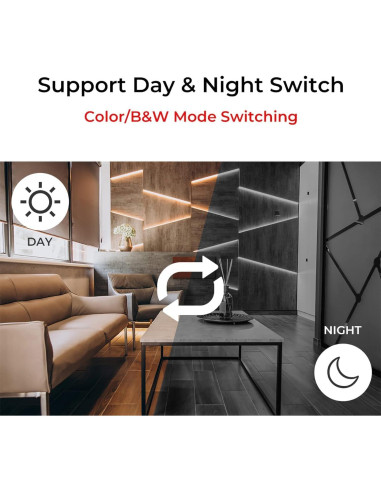 Cámara de Vigilancia IP HD PEGATISAN 3MP Mini Bullet