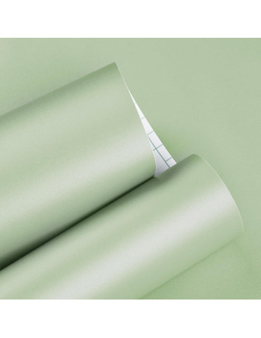 Papel Tapiz Autoadhesivo Verde Claro Wallderful 40x1000 cm