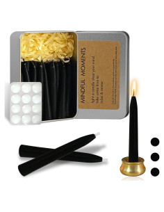 Vela de Meditación Sin Goteo Gedengni - Cera de Abeja 20 Min