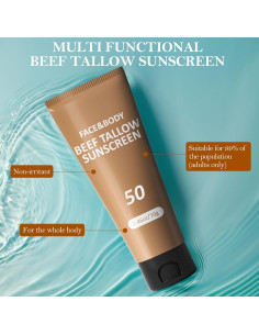 Protector Solar SPF 50 HZENPPOR 69.8 g Natural a Prueba de Agua 2