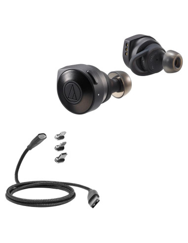 Cable MagnetoSnap BoxWave 100W USB-C y Micro - Negro