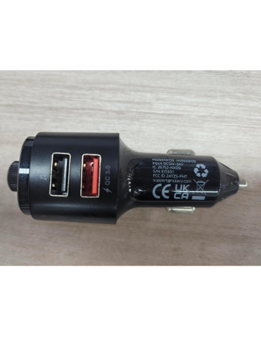 Transmisor FM Bluetooth Nulaxy NX09, Cargador QC3.0, 54W